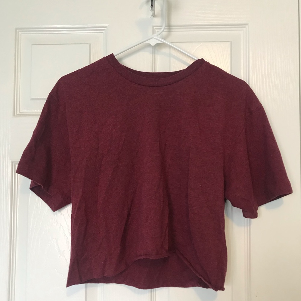 American Apparel cropped tee